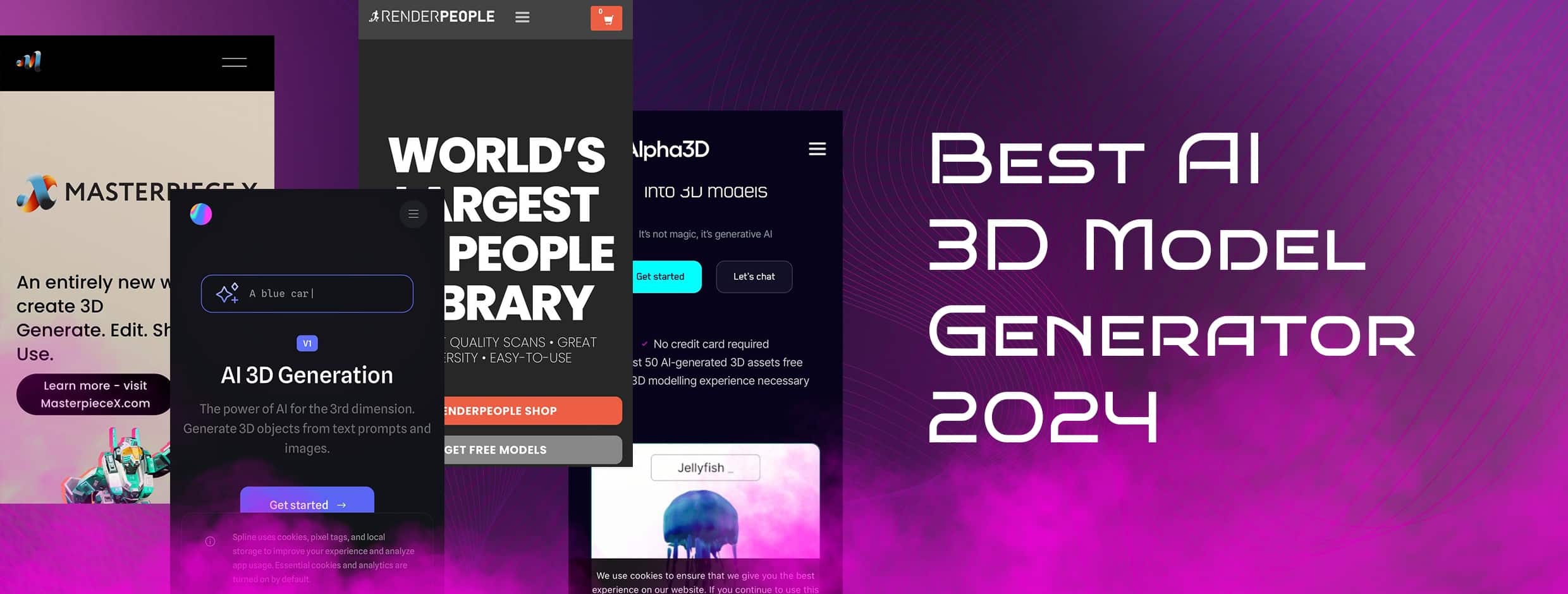 Best AI 3D Model Generators 2024