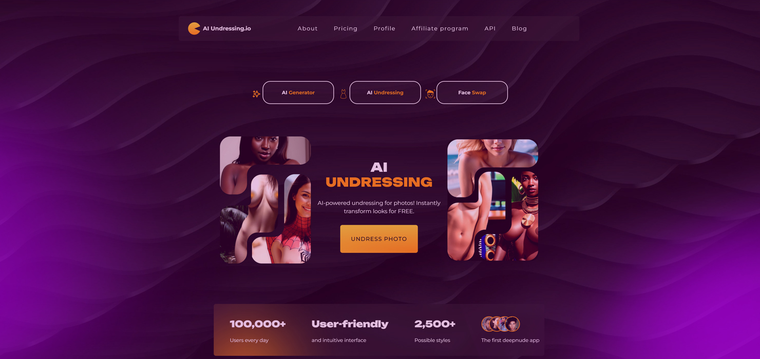 Undressing.io - Best AI Undress Websites