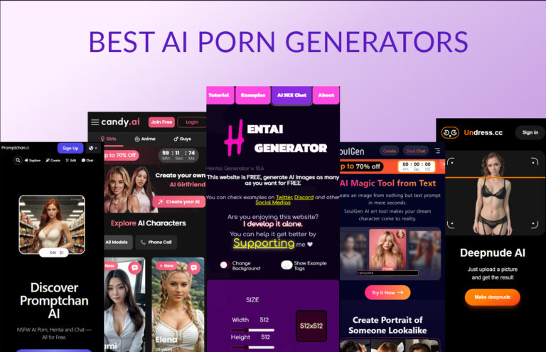 Best AI Porn Generators 2024