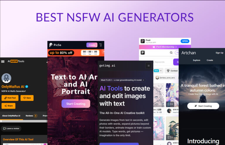 Best NSFW AI Generators in 2024