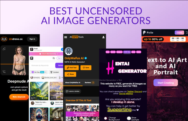 Best Uncensored AI Image Generator Tools in 2024