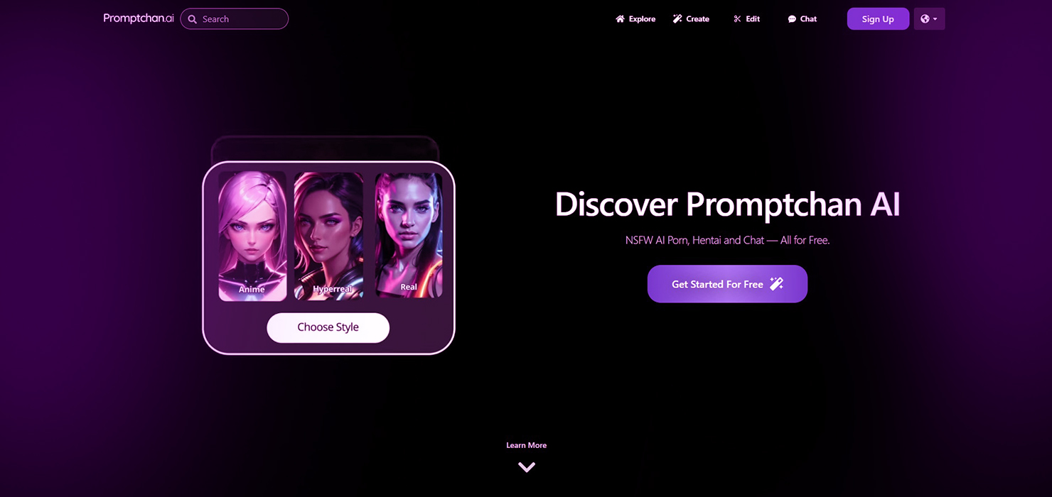 PromptChan.ai - Best Nudify Apps in 2024