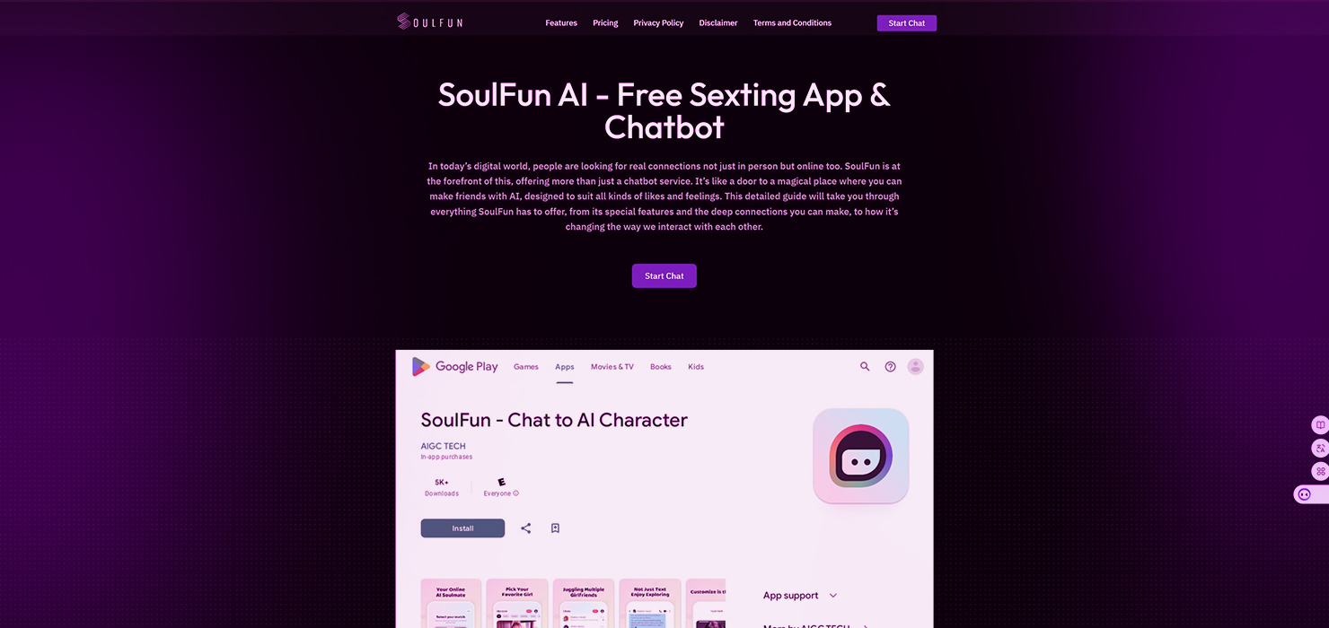 Soulfun AI - Best AI Girlfriend Apps in 2024