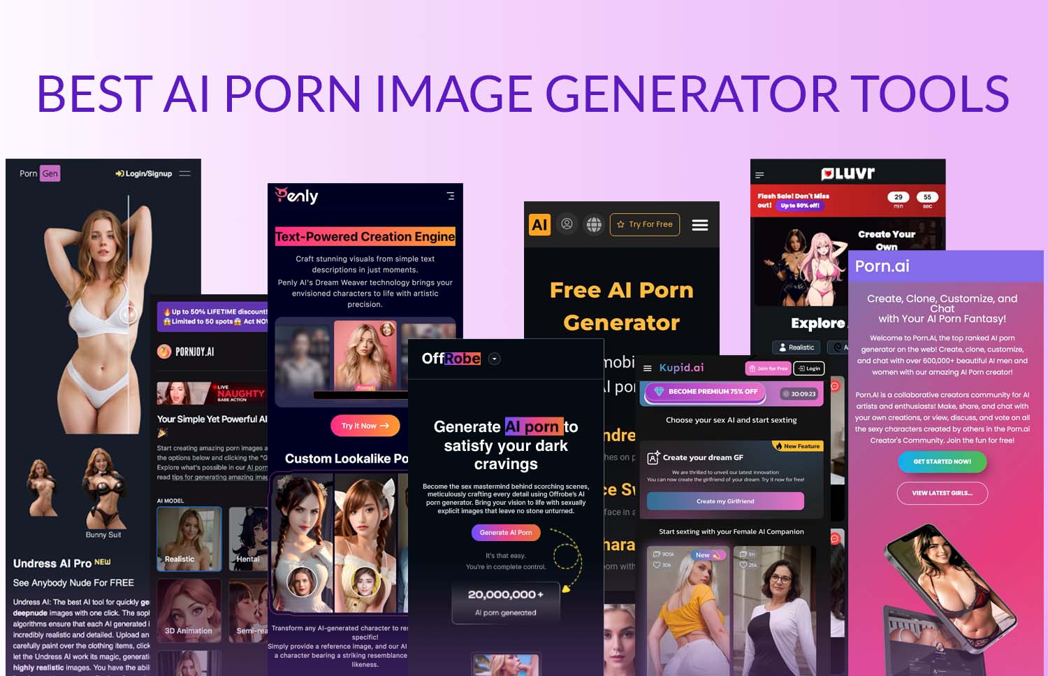 The Best AI Porn Image Generator Tools in 2024