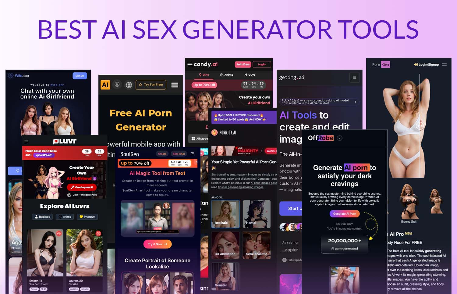 The Best AI Sex Generator Tools in 2024