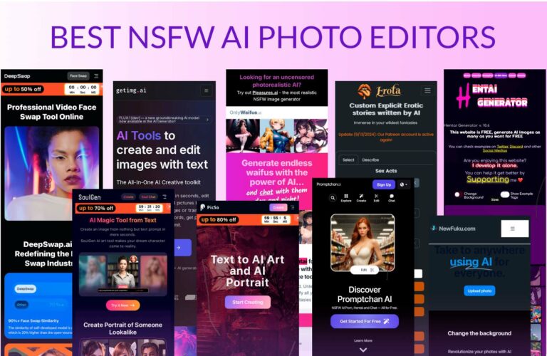 The Best NSFW AI Photo Editor Tools in 2024