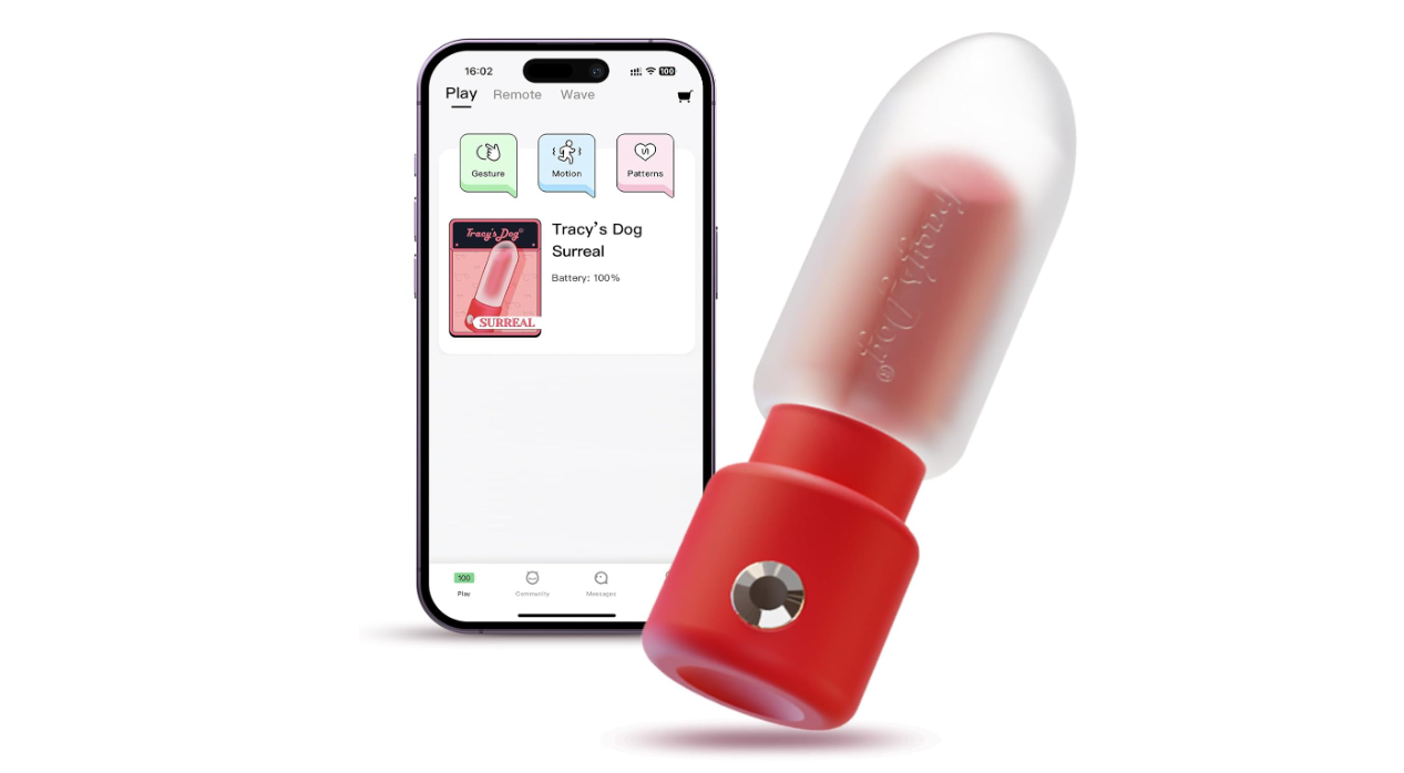 Surreal App-controlled Lipstick Vibrator